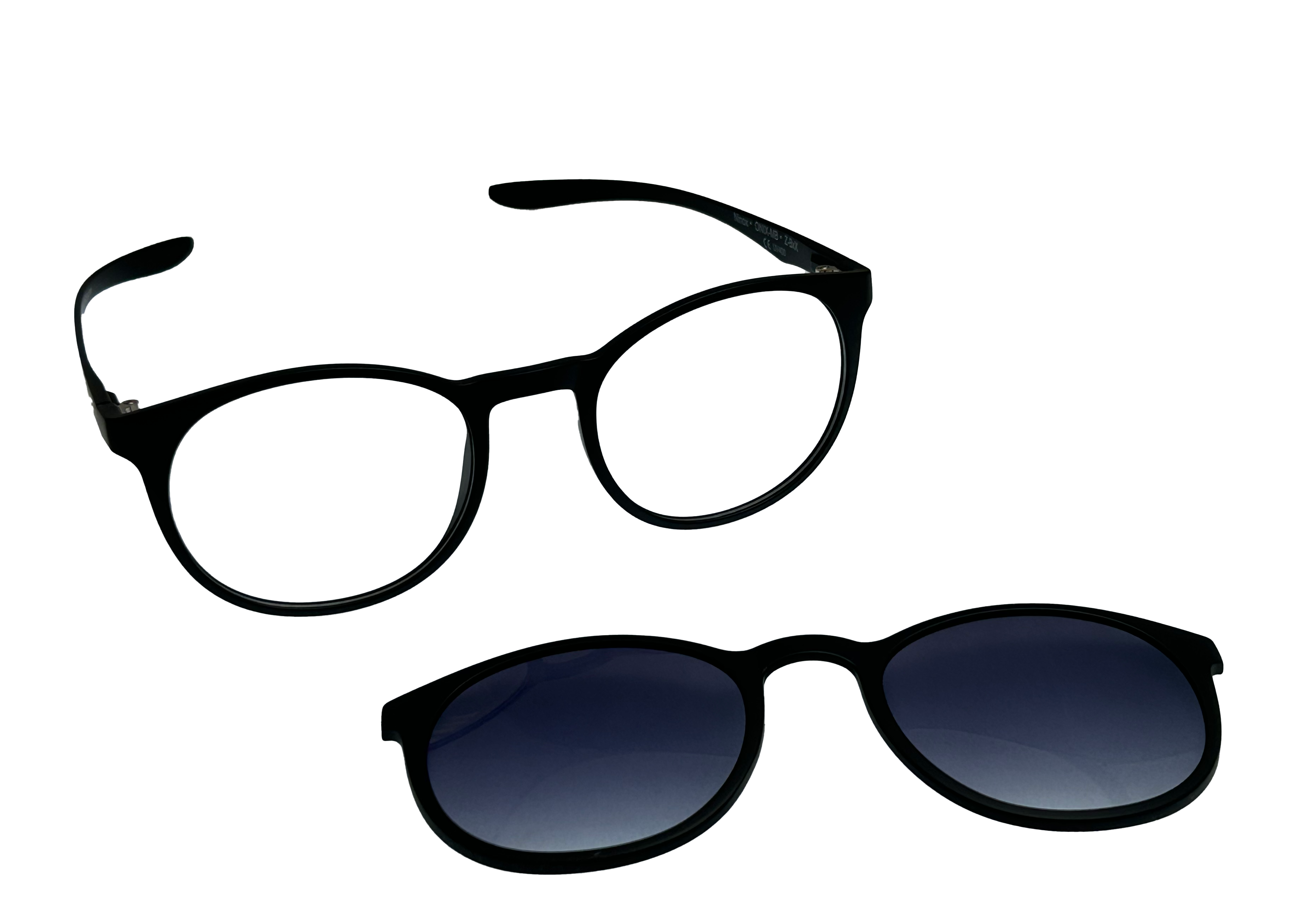 Thin, flexible temples designed for use under headsets and helmets