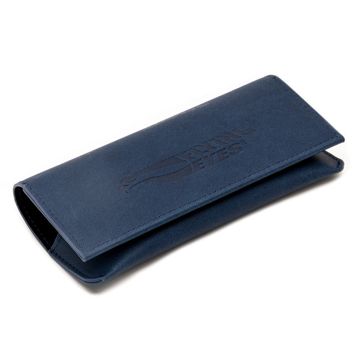 Soft Sided Magnetic Clasp Case for Eyeglasses with Clip-On Pocket