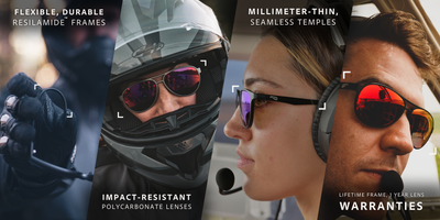 Flying Eyes Optics Ultimate Comfort Under Headsets and Helmets FlyingEyesOptics