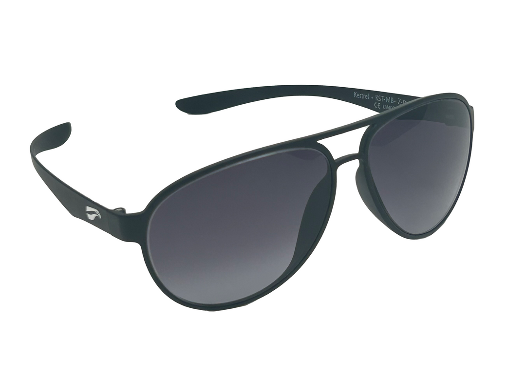Kestrel sunglasses by Flying Eyes with flexible temples for helmets and headsets