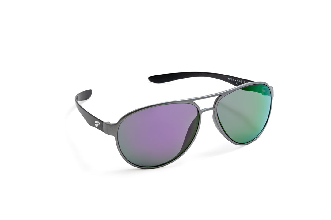 Kestrel sunglasses by Flying Eyes with flexible temples for helmets and headsets