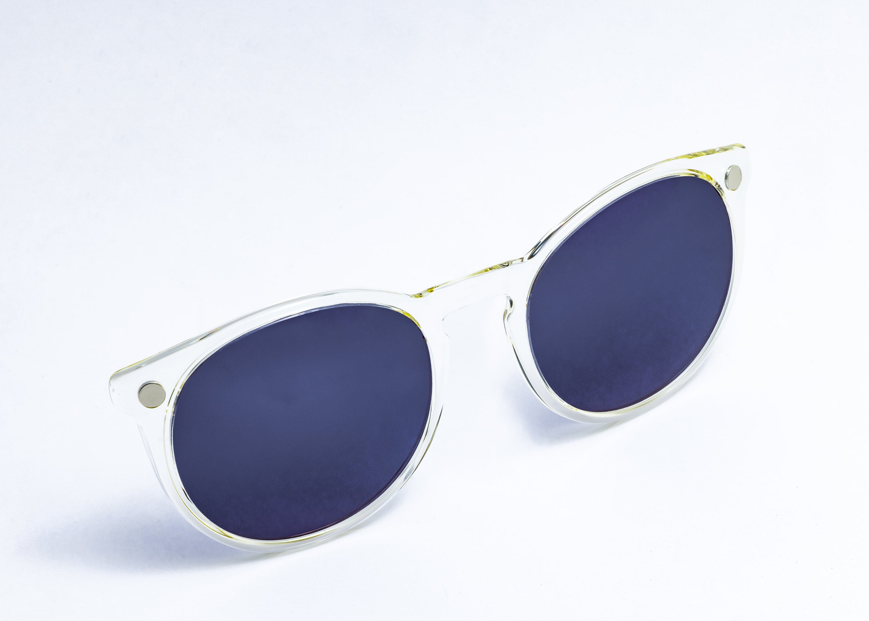 Thin, flexible temples designed for use under headsets and helmets