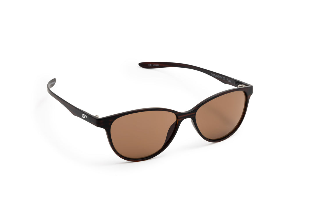 Noctua prescription-ready frames with a smooth, curvy design and ultra-light flexible temples