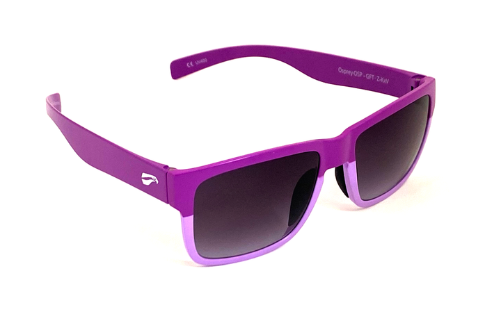 Narrow temple Kingfisher Osprey sunglasses for riders and pilots