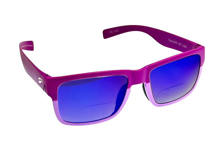 Narrow temple Kingfisher Osprey sunglasses for riders and pilots