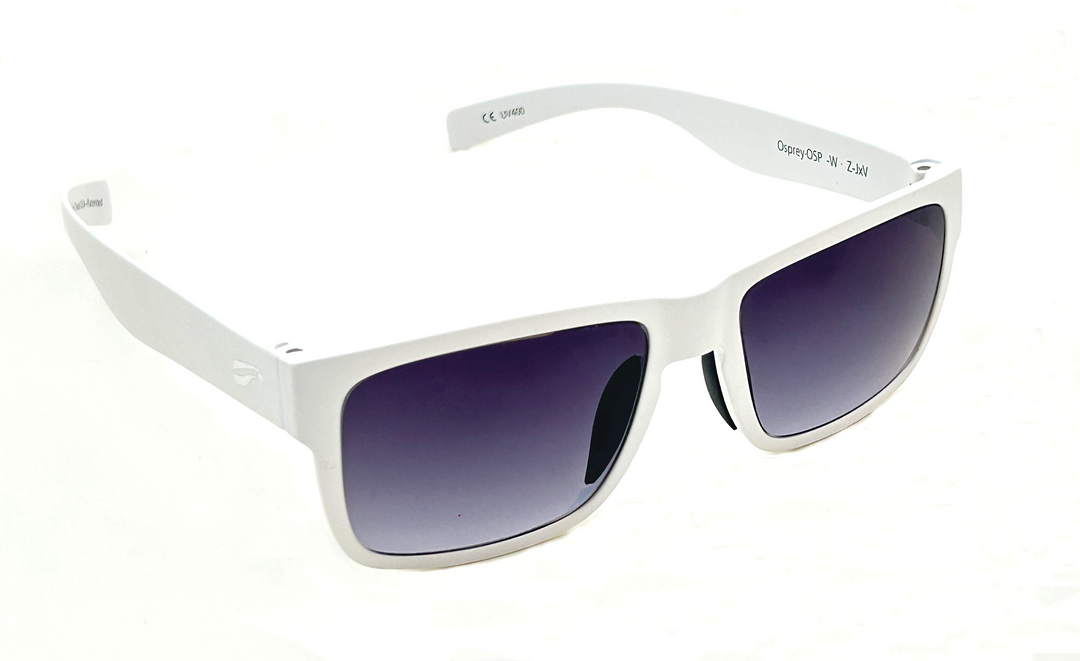Narrow temple Kingfisher Osprey sunglasses for riders and pilots