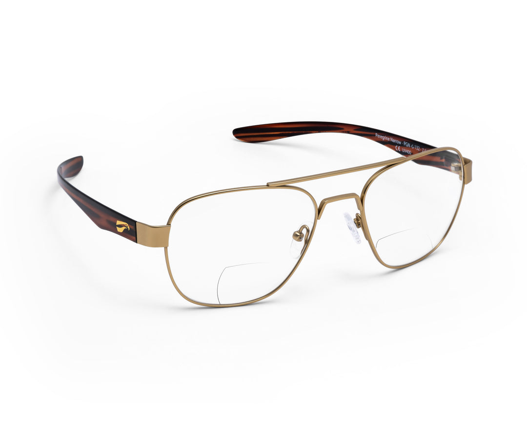 Peregrine Titanium Non-RX Bifocals