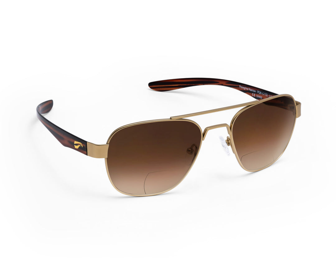 Peregrine Titanium Non-RX Bifocals