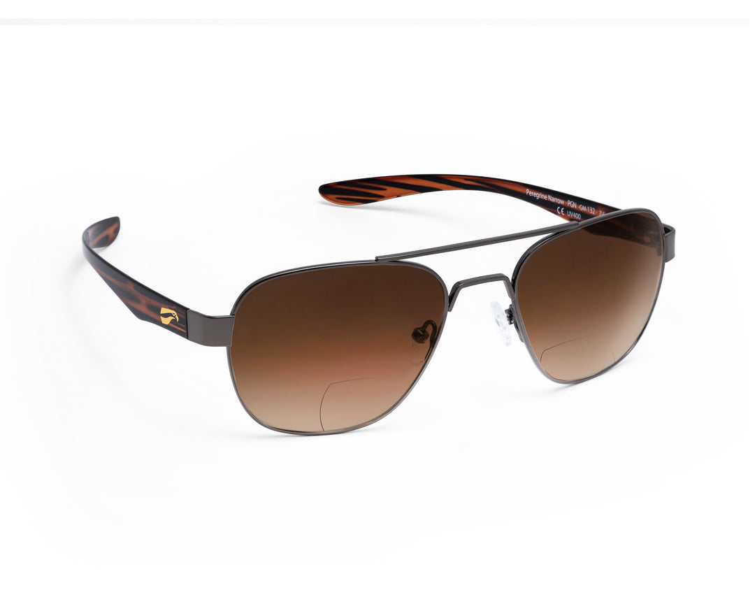 Peregrine Titanium Non-RX Bifocals