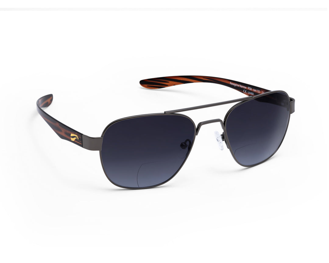 Peregrine Titanium Non-RX Bifocals