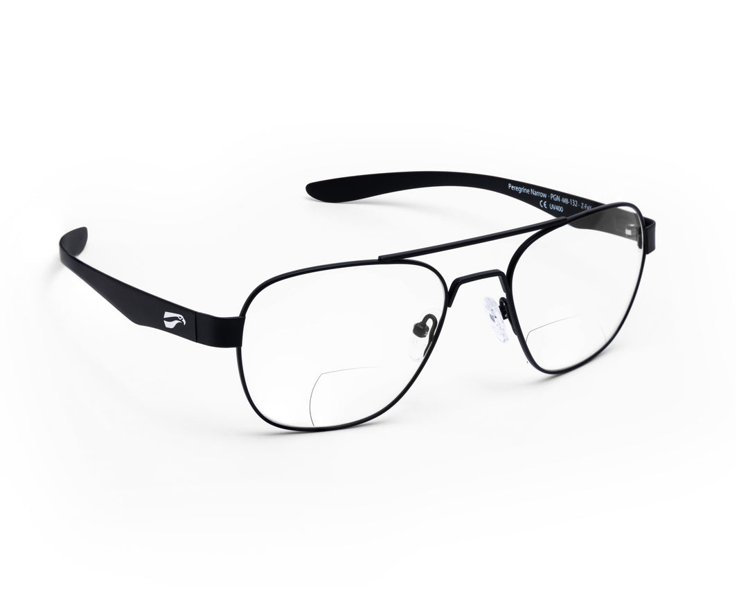 Peregrine Titanium Non-RX Bifocals