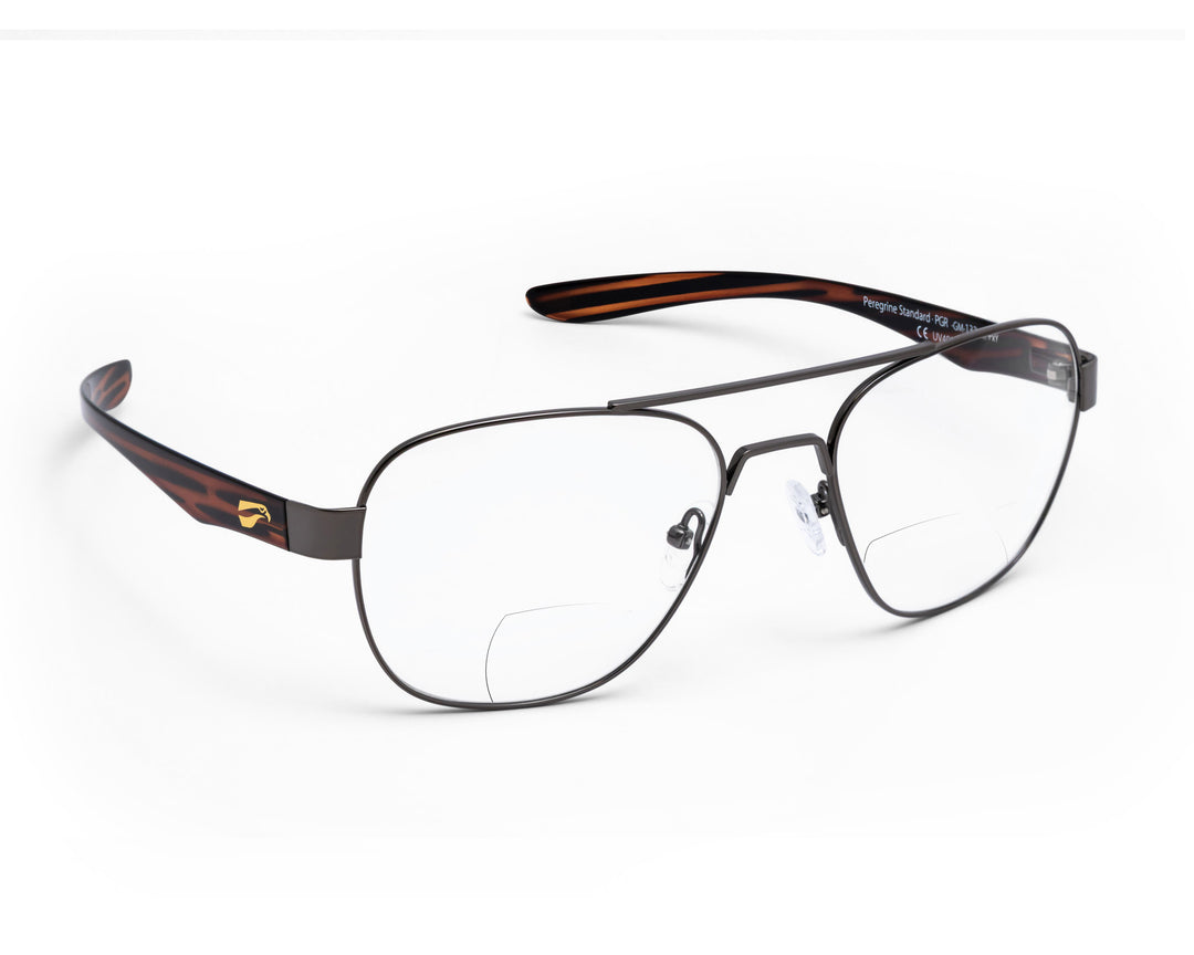 Peregrine Titanium Non-RX Bifocals