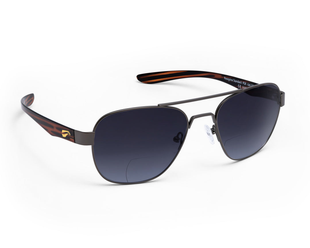 Peregrine Titanium Non-RX Bifocals
