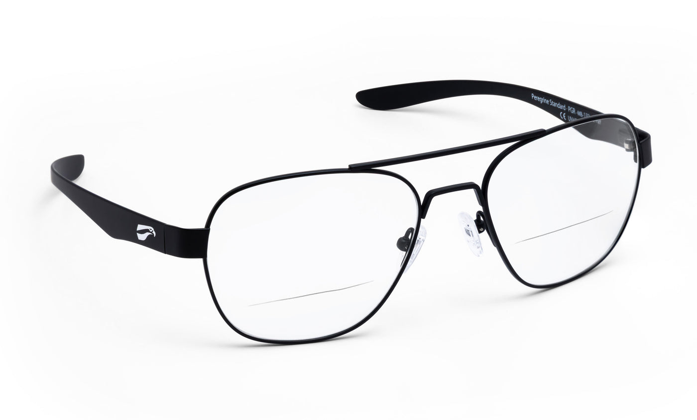 Peregrine Titanium Narrow with Non-RX Bifocals