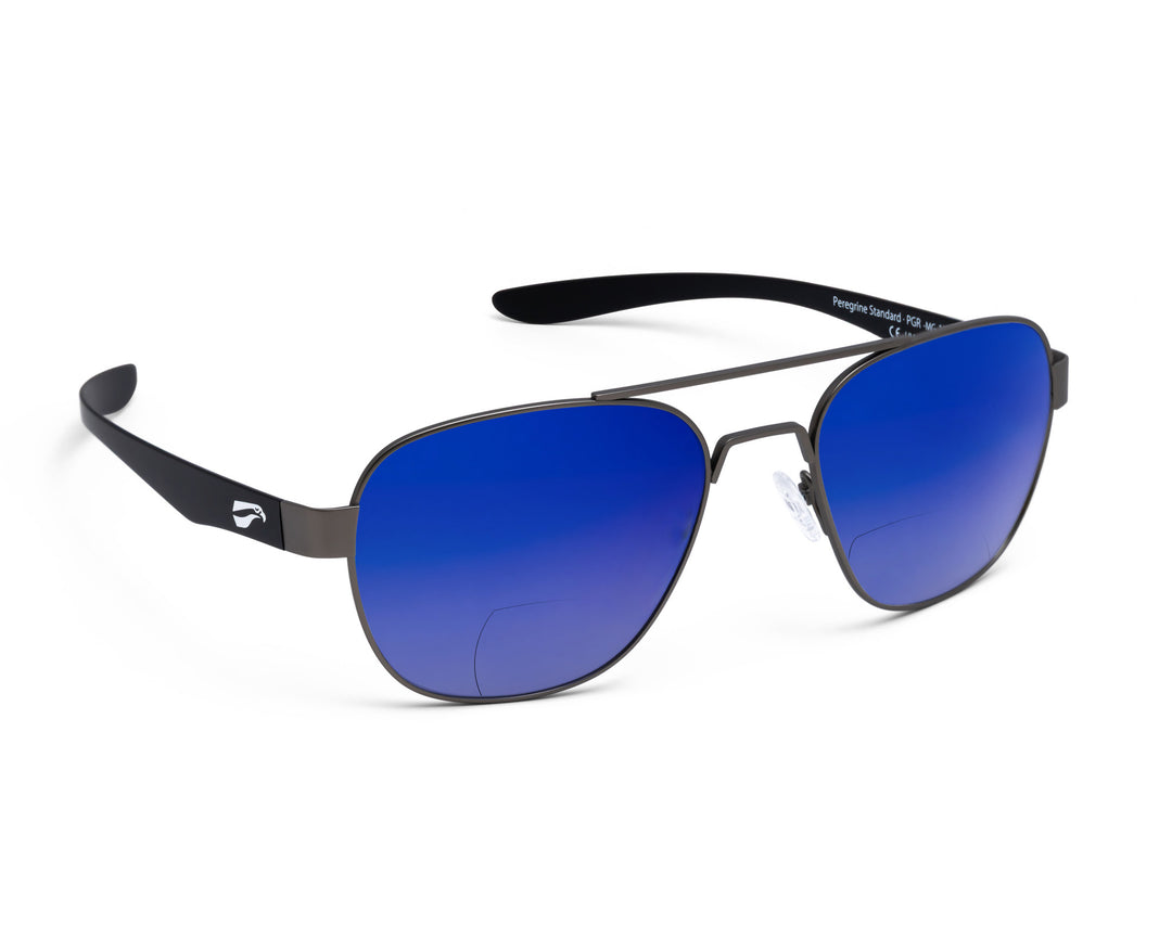Peregrine Titanium Non-RX Bifocals