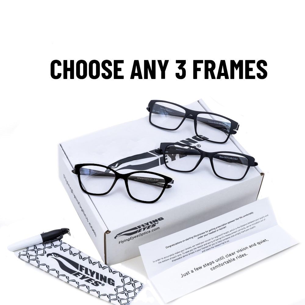 Custom 3 Frame Try-On Kit – FlyingEyesOptics