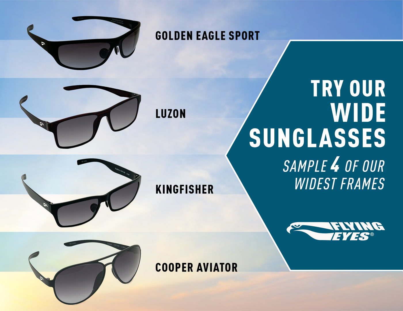 Sunglasses Try On Kits FlyingEyesOptics
