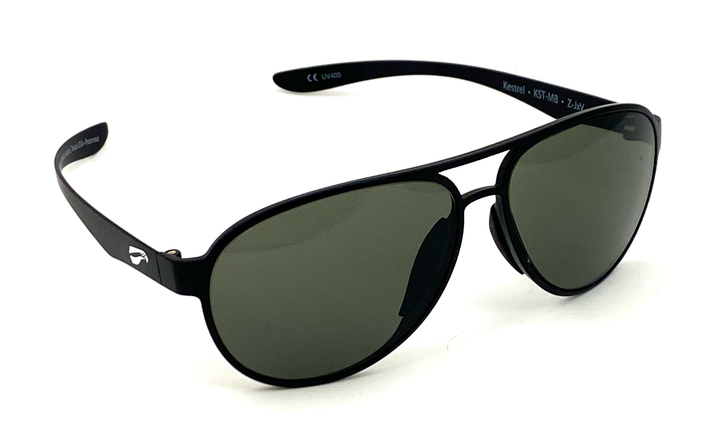 Kestrel sunglasses by Flying Eyes with flexible temples for helmets and headsets