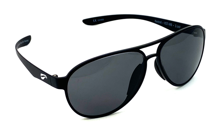 Kestrel sunglasses by Flying Eyes with flexible temples for helmets and headsets