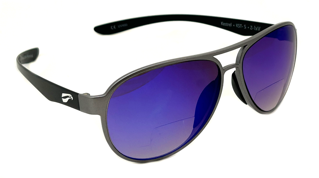 Kestrel sunglasses by Flying Eyes with flexible temples for helmets and headsets