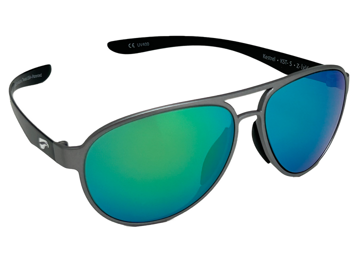 Kestrel sunglasses by Flying Eyes with flexible temples for helmets and headsets