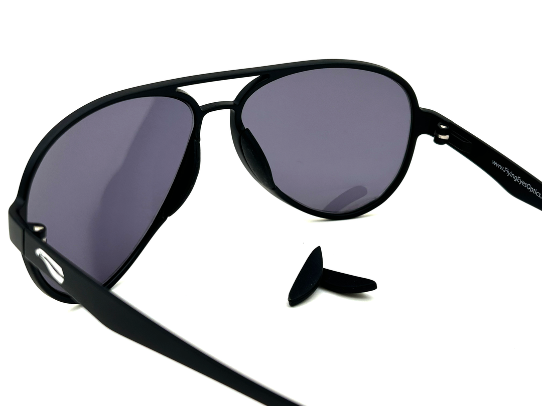 Kestrel sunglasses by Flying Eyes with flexible temples for helmets and headsets