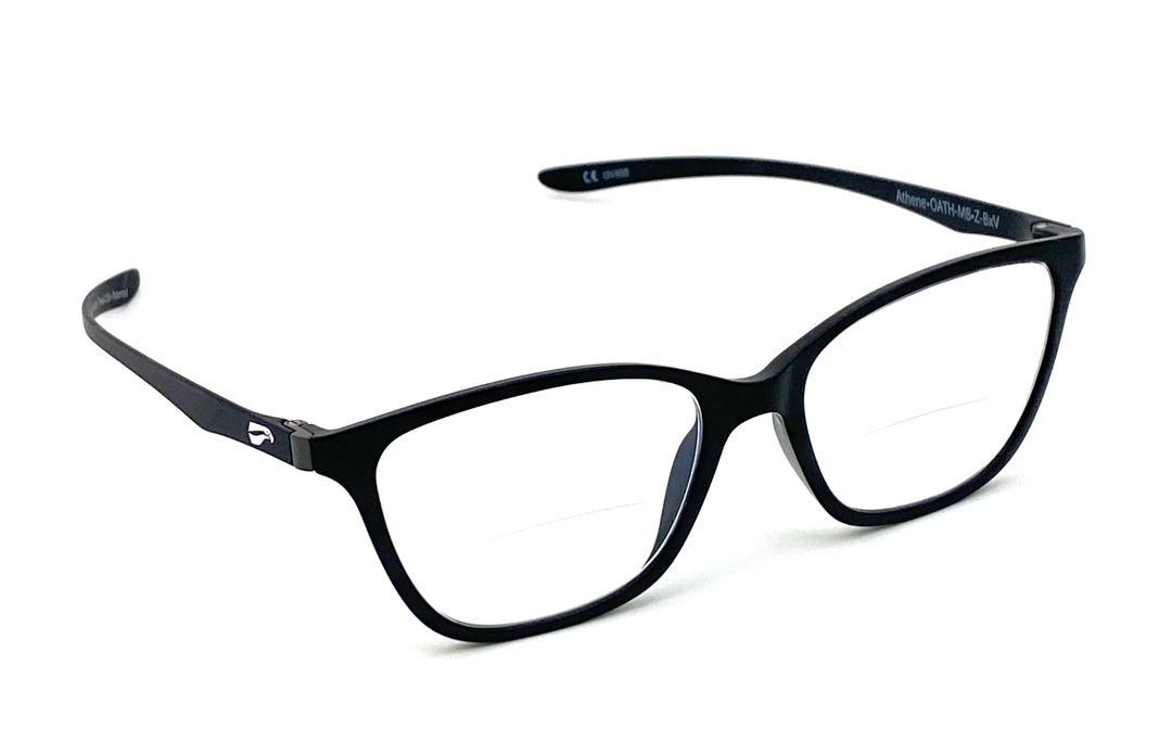 Athene reading and prescription-ready frames built for headgear comfort