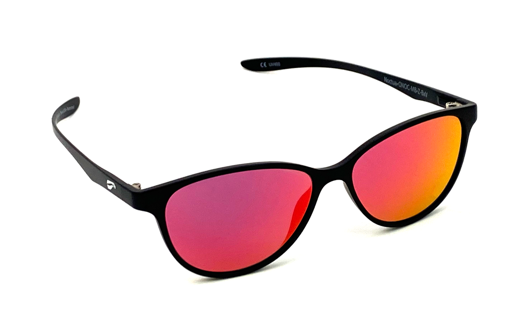 Noctua prescription-ready frames with a smooth, curvy design and ultra-light flexible temples