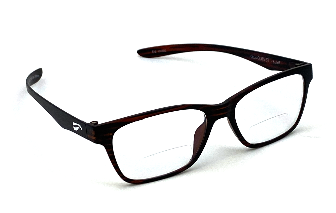 Otus with Non Rx Bifocal Lenses Matte Black Gradient Mirrored Sapphire 1.5
