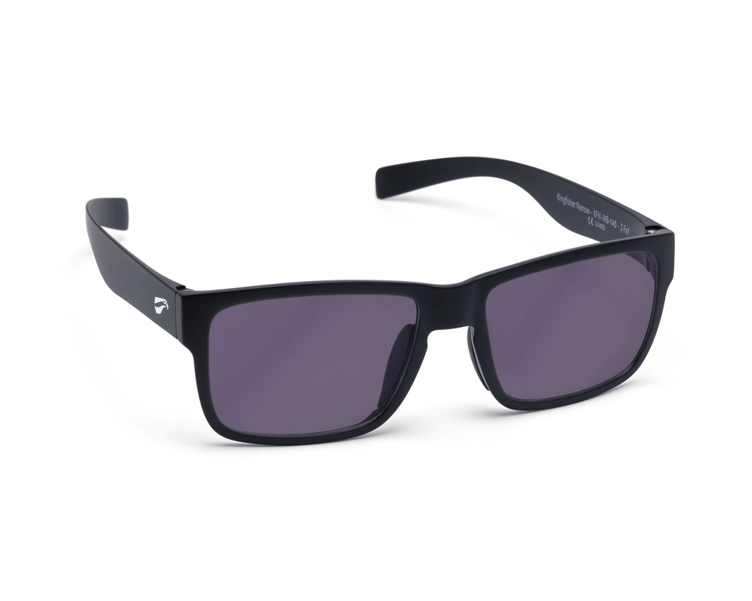 Narrow temple Kingfisher Osprey sunglasses for riders and pilots