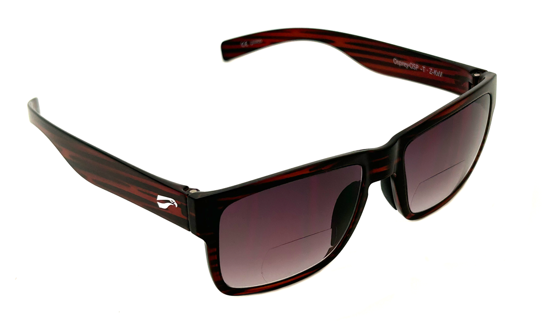 Narrow temple Kingfisher Osprey sunglasses for riders and pilots